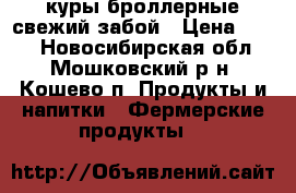 куры броллерные свежий забой › Цена ­ 160 - Новосибирская обл., Мошковский р-н, Кошево п. Продукты и напитки » Фермерские продукты   
